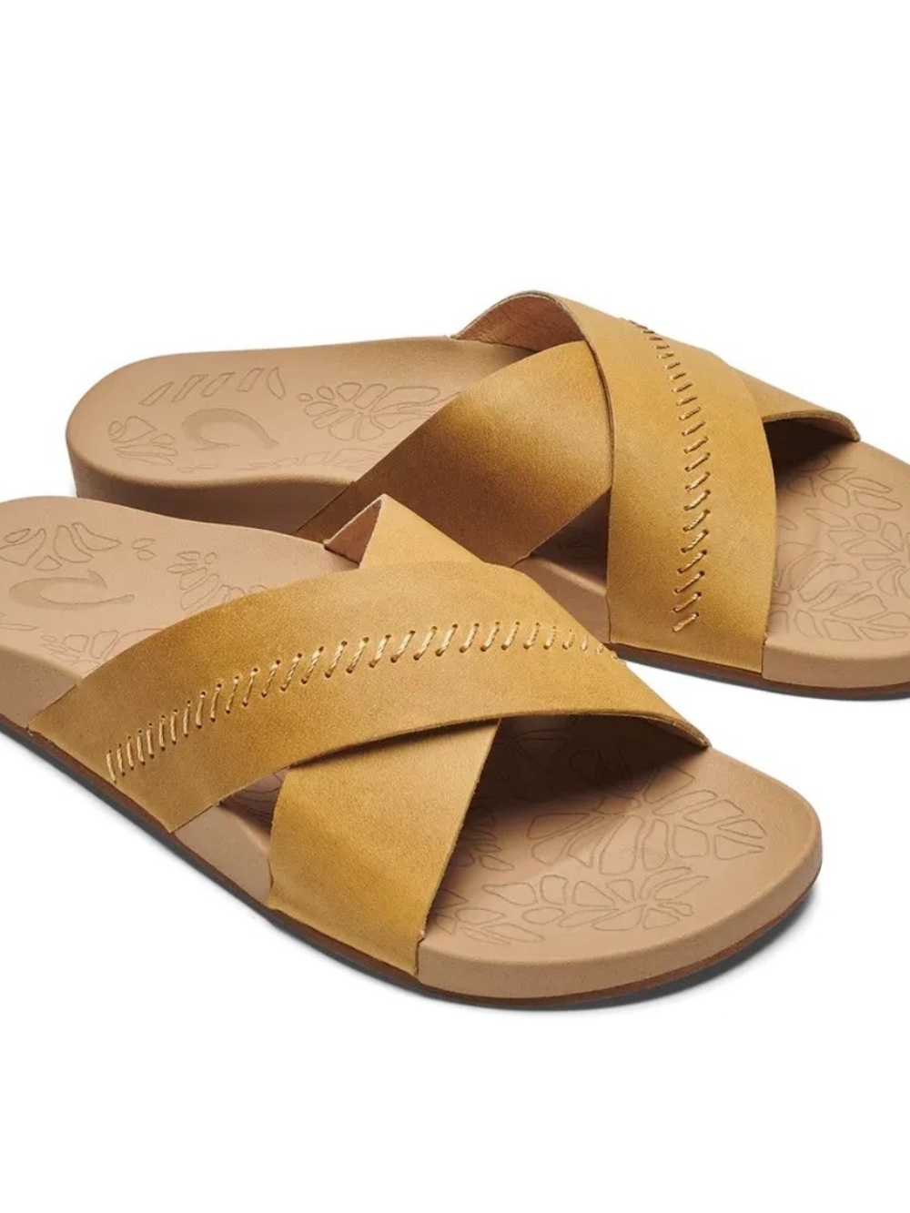 OluKai Kipea Olu Slide Sandal Size 8